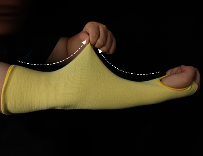 科旭芳綸防火防割護(hù)臂SK-46：把“安全鎧甲”戴在手上，工業(yè)防護(hù)再無(wú)死角！